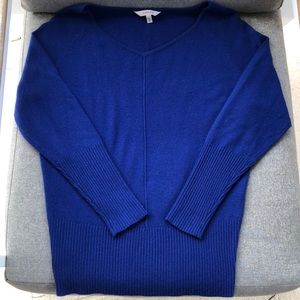 Athleta Women's V-Neck Sweater - Blue